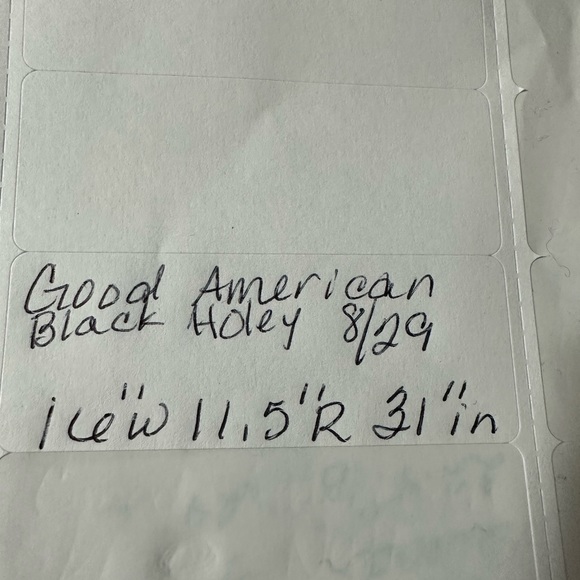 Good American 90’d Laser cut size 8/29 brand new with tags - Picture 8 of 8